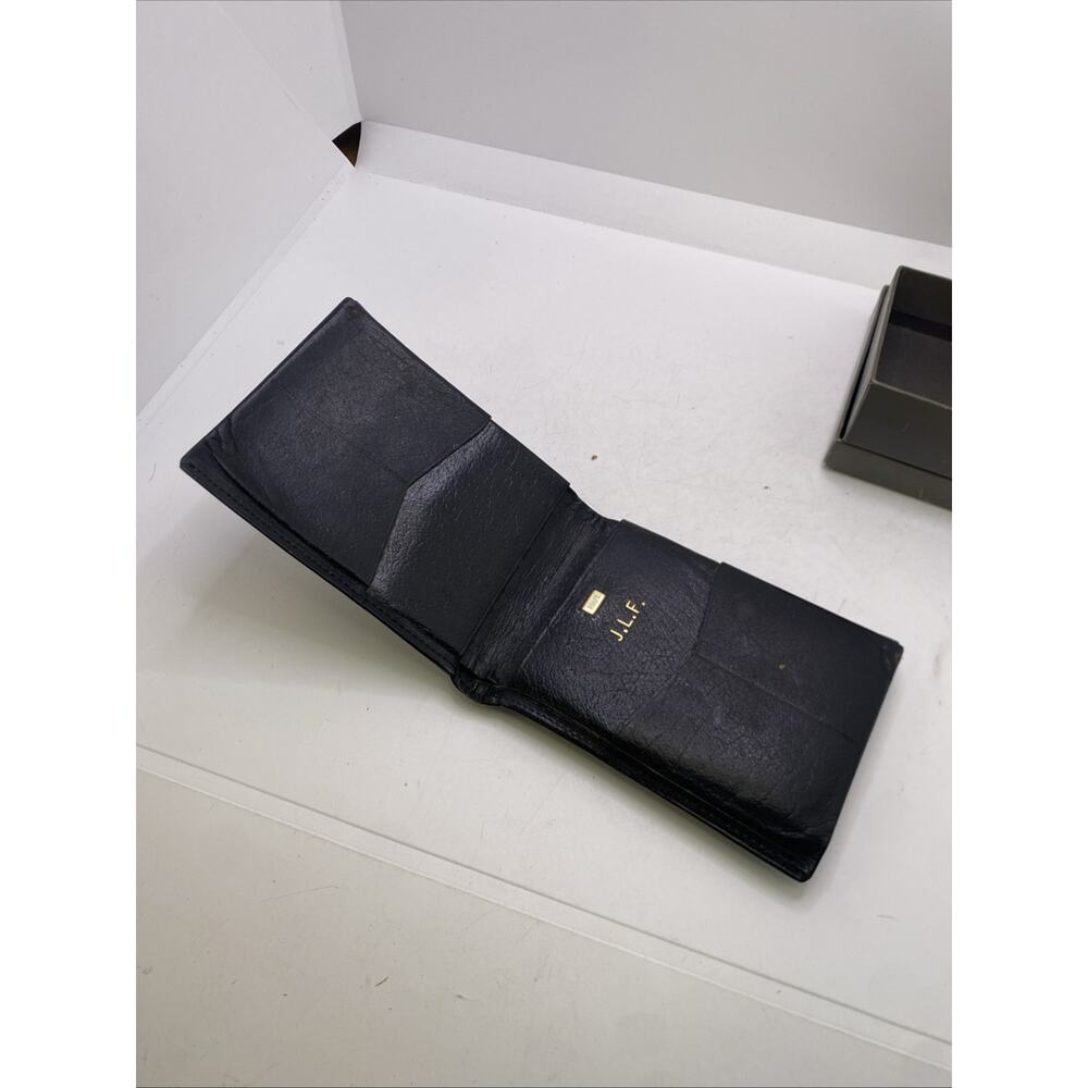 Vintage Rolfs Black Calf Leather Wallet